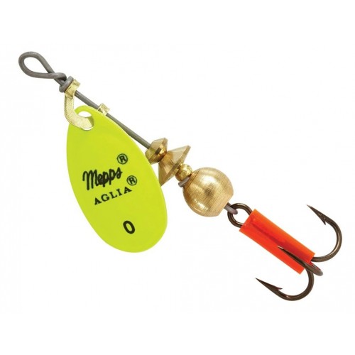Sukriukė Mepps Aglia size 0/2.5g Chartreuse