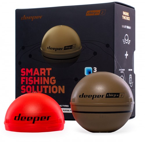 Echolotas Deeper Smart Sonar Chirp+2 WIFI+GPS (NEW 2021!!!)