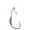 Kabliukai Twisted Lines Offset hook with weight