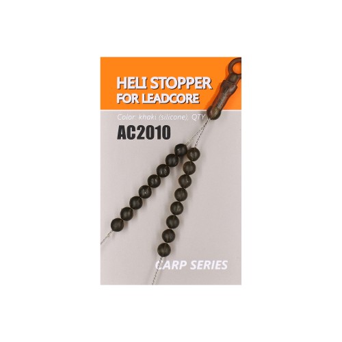 Orange Anti Heli Stopper for Leadcore AC2010