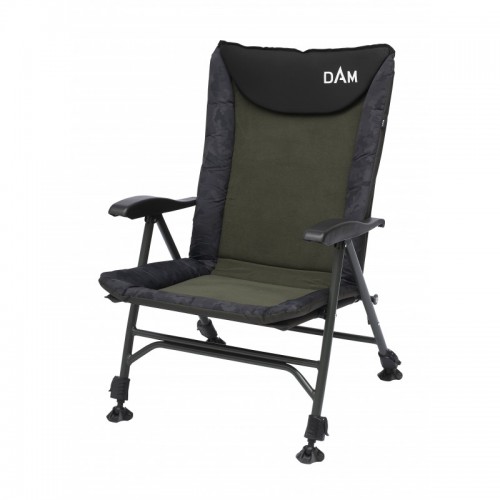 Kėdė DAM CamoVision Easy Fold Chair with Armrests Alu