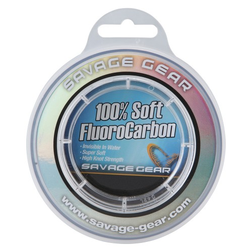 Valas Savage Gear 100% Soft Fluoro Carbon 1,0mm 50,5kg 15m