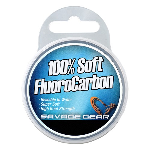 Valas Savage Gear 100% Soft Fluoro Carbon 0,49mm 15,2kg 35m