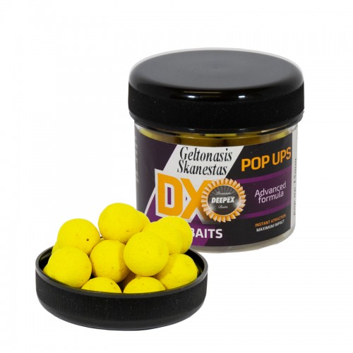 Deepex POP UP 15mm Geltonasis skanėstas