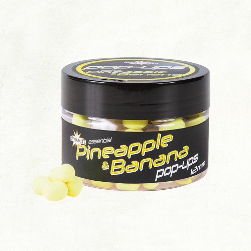 Dynamite Baits Fluro Pop-Ups Pineapple and Banana 12mm