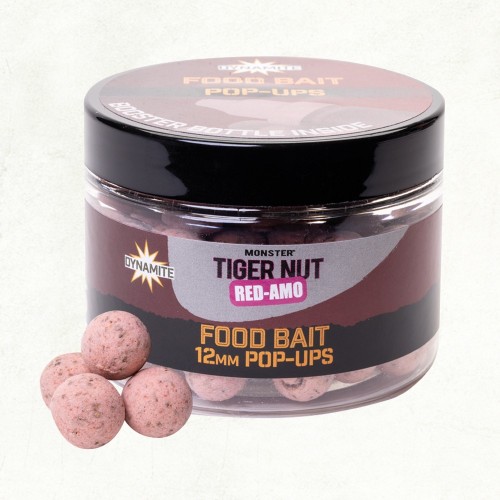 Dynamite Baits Pop-Ups Food Bait Monster Tiger Nut Red-Amo 12mm
