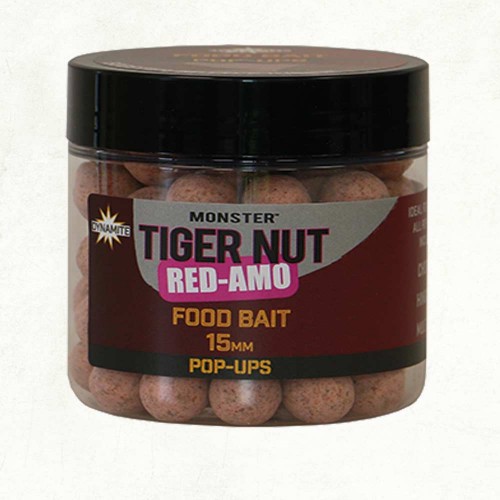 Dynamite Baits Pop-Ups Food Bait Monster Tiger Nut Red-Amo 15mm